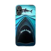 Shark Attack Sleek Resistant Phone Back Case For All iPhone & Samsung S Series