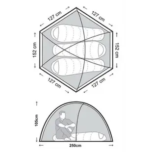 【二手免運】Snugpak Bunker 3P 軍綠 3人帳 帳篷 登山帳 贈地布