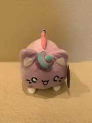 Meowchi Cat Purple Unicorn Plush Tasty Peach Aurora NWTs In Hand