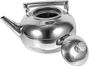 NOLITOY 1Pc Stainless Steel Tea Kettle with Built Filter for Gas Stove Design Fast Heating Grip Handle Convenient Tea Brewing for Home Use