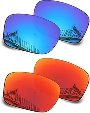 [Well-aimed] Replacement Lenses Compatible with Oakley Holbrook XL OO9417 Sunglasses - Value Pack 204