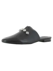 LOGO By Lori Goldstein Womens Jakie Mule Shoes, Black, US 8.5