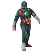 Marvel What If Zombie Captain America Deluxe Teen Costume