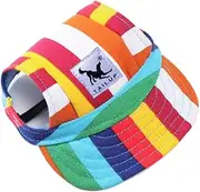 Dog Baseball Cap Outdoor Pet Sun Hat Summer Canvas Visor Puppy S-XL AU