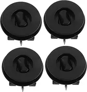 Carpet Fastener Floor Mat Buckle 4pcs Car Mat Fixing Clips Anti-slip Retainer Clamps Plastic for Universal Fit