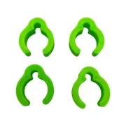 Minelab equinox coil lead clips x 4 Green