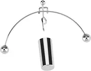 Abaodam Metal Weightlifting Man Tumbler Desktop Ornament Iron Craft Physics Decor