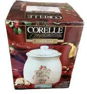 Corelle Coordinates Callaway Holiday Cookie Jar Canister 10” Tall NIB