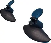 Jodriva Rc Boat Two Blades Paddle 2 Blades Nylon Boat Propeller High Strength Screw D27/30/32/35/38/40/45/47mm Outboard Motor Propeller(D45 for 4p8mm)
