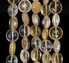 12MM MIX QUARTZ GEMSTONE GRADE B FLAT ROUND LOOSE BEADS 6.5inch