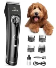 Dog Clippers for Grooming Doodles Poodles Thick Curly Hair,Low Noise Heavy