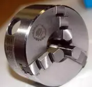 Bison 2-1/3" 3-Jaw Self-Centering Mini Lathe Chuck w/ 3/4-16 Threaded Mounting