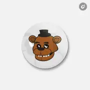 Five Nights At Freddy's Cartoon Freddy | 4'' X 4'' Round Decorative Magnet
