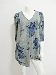 Autograph Plus Size 26 Women’s Blouse silver blue cover up