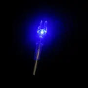6Pcs Blue LED Lights Nocks 4.2mm Tails Archery Night Hunting Recurve Bow Shoot