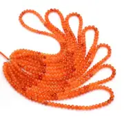Natural Multi Carnelian Gemstone 6mm-7mm Faceted Rondelle Beads | 16inch Strand