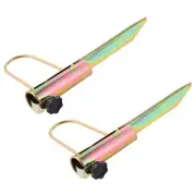 2 Pcs Letter Sun Umbrella Plug Holder for Grass Beach Support
