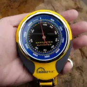 Multi-function Altimeter with Compass, Barometer & Thermometer (Black)