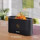 Flame Air Humidifier USB Aroma Diffuser Room Fragrance Mist Maker Essential Oil