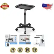 Versatile Rolling Salon Tray with Swivel Casters – Height Adjustable Design