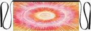 [Joitme] Radiant Sunburst Pink Cooking Aprons with Pockets, Chef Apron Women, Waist Apron with Pockets, Radiant Sunburst Pink