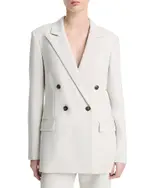 Vince Soft Sculpture Double-Breasted Blazer