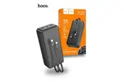 Hoco J118B 30000mAh With Built In Charging Cable Speed Energy Power Bank - Black
