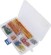 Zerodis Quick Insertion Jumper Kit, 560 PC Expansion Wires of The Colored Pivot for LED Strips and Test Circuits