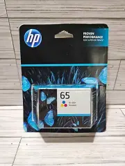 HP Genuine Printer Ink Cartridge 65 Tri-Color 12/2023