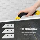 Caulk Remover Tool with 3 Pieces Extra Blades Gap Cleaner for Tile Cleaning