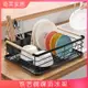🔥熱🔥 鐵藝水槽廚房碗碟架瀝水架瀝碗架家用放碗水槽置物架洗碗筷濾水架