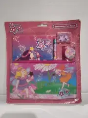 Collectable Magical Fairies NOS Stationary Set Pencilcase Eraser Ruler Sharpener
