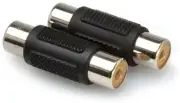 HOSA GRA-101 Phono RCA Cable Connector Adaptor Couplers - 2 Pack