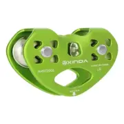 Rock Climbing Pulley Double Trolley Pulley 25kN Aluminum Alloy Zip Line Pulley