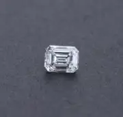 Loose Lab Grown Stone Diamond 1 Ct VVS1 D Color Emerald Cut Certified & Stunning