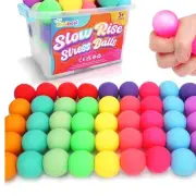 Certified Slow Rise Stress Balls - Bulk Pack for Fidgeting & Focus Enhancement