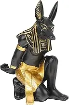 Decorative Resin Dog Wine Rack Anubis Sculpture Bookshelf Dog Statue Tabletop Decor for Wine Lovers