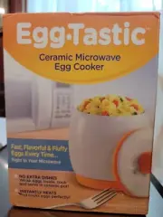 Egg-Tastic Microwave Egg Cooker For Fast & Fluffy Eggs NEW