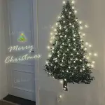 IN HOUSE*🇹🇼現貨送配件包🎄 聖誕樹 裝飾 掛布 北歐風 松樹 掛毯 聖誕節 派對 背景布 銅線燈串 聖誕 拉旗