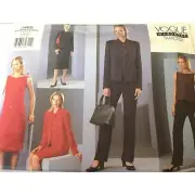 Sewing Pattern Vogue 2465 Tamotusu Jacket Dress Top Skirt Pants Size 6-10 Uncut