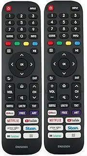 [2 Pack] Tavice Remote Control Compatible for EN2Q30H HISENSE VIDAA TV 65Q7 65SX 70S5 100L5F 100S8