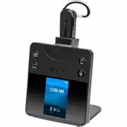 Poly Savi 8400 Office 8445 Wireless On-ear, Earbud Mono Earset - Black - Monaural - In-ear - 18000 cm - Bluetooth/DECT - 32 Ohm
