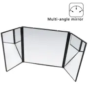 Car Tri-Fold Makeup Vanity mirror Sun Visor Mount Folding Portable Sun-shading X (for: Ford)