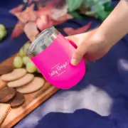 Lazy Dayz Picnic Outdoor Stemless Wine Cup 350ml - Pink