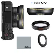 HD 32K WIDE ANGLE LENS + MACRO LENS LENS FOR Sony DSC-RX100 VII ADAPTER INCLUDED