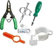 Sprinkler Irrigation Adjustment Tool Set by IrriFix: Rain Bird Spray Head Pull Up Tool, Hunter/Orbit gear drive tool, ROTORTOOL, MP Rotator Tool, Hold Up Collar, IrriFix USB Flash Drive w instructions