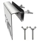 Sleek and Functional Metal Gutter Mount Compatible with For Eufy Models