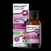 Brauer Sambucus Black Elderberry Immune Plus for Kids | 100ml