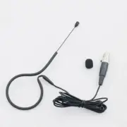 Black Headset Microphone For Shure Wireless TA4F mini plug earset Mics