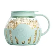 Ecolution Patented Micro-Pop Microwave Popcorn Popper with Temperature Safe G...
